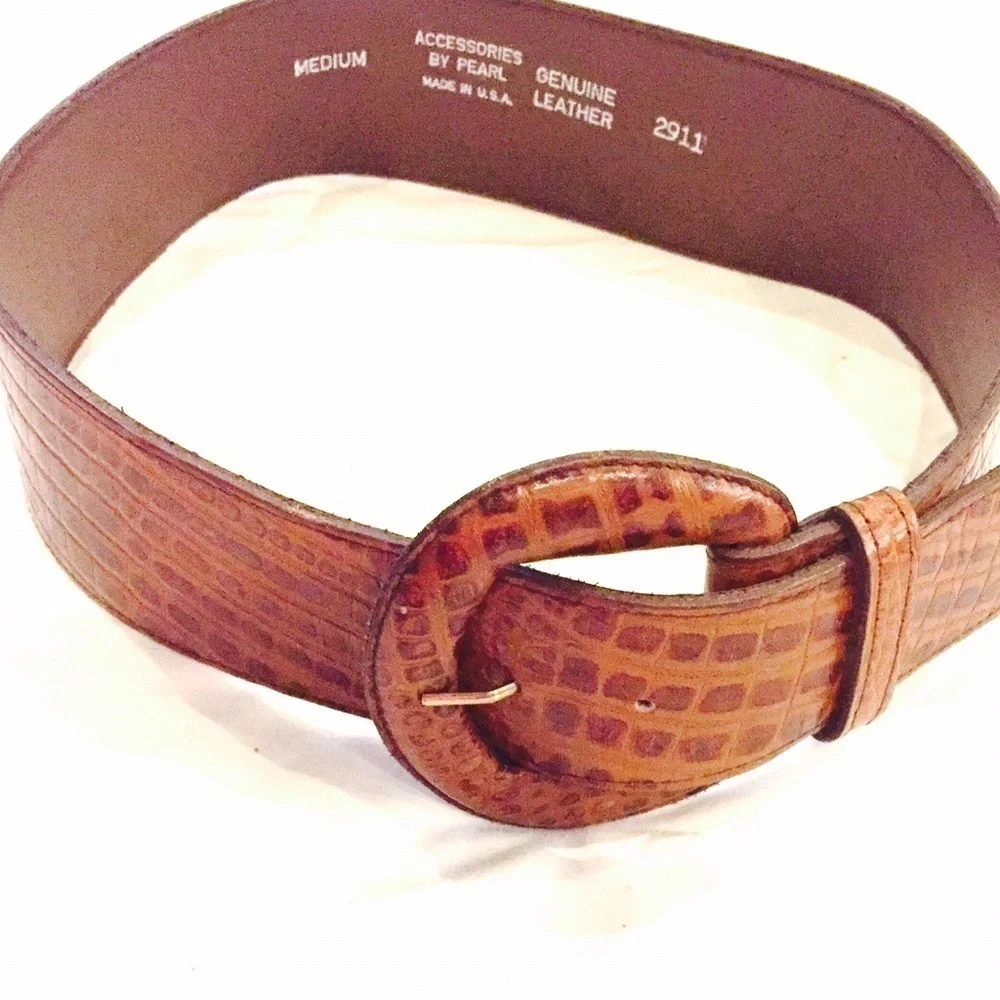 Brown Genuine Leather Belt